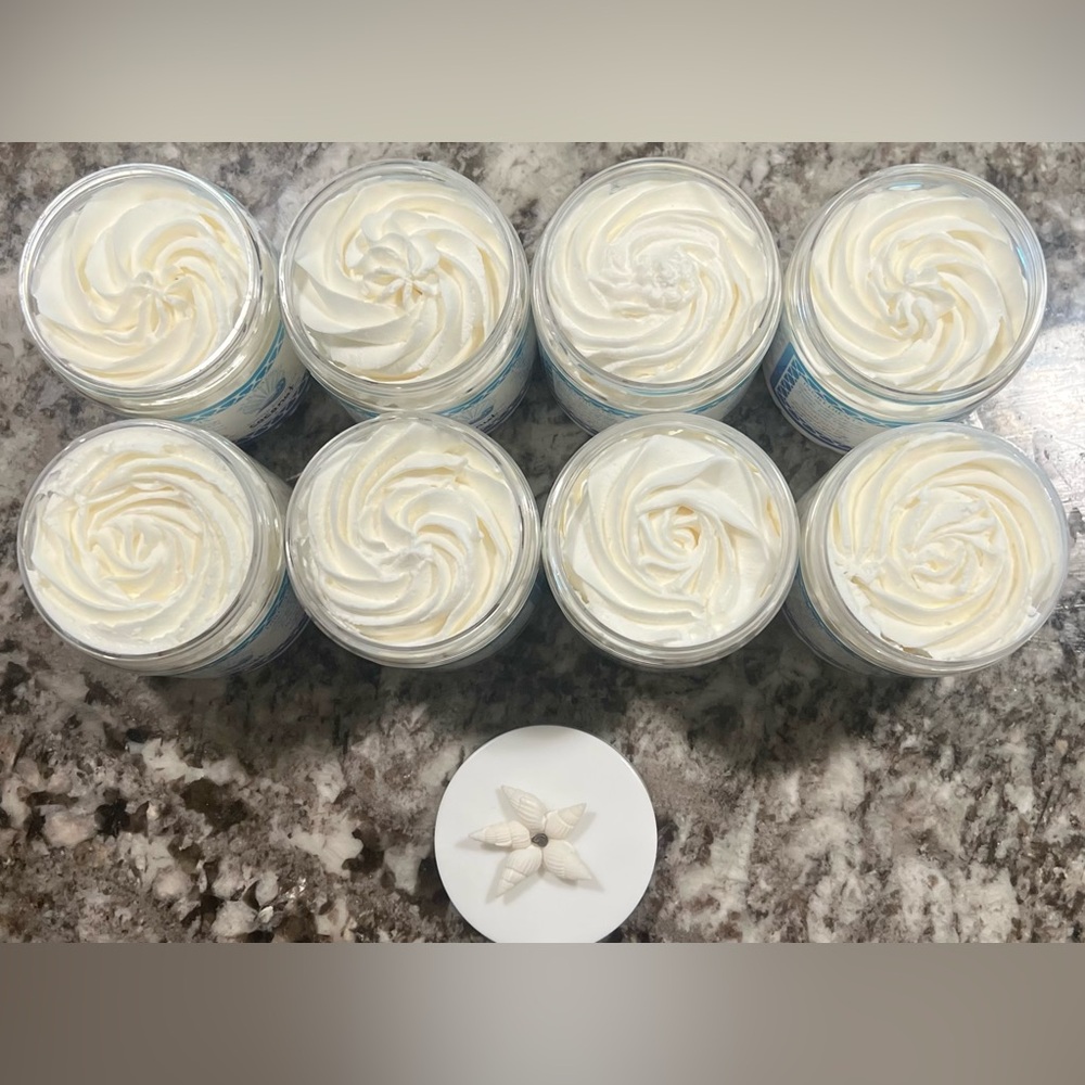 Hand Crafted “Coconut Paradise” Scented Whipped Body Butter (8 Oz) - Picture 2 of 4